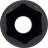 BGS 7271 Kraft-Steckschlüssel-Einsatz Sechskant, tief | Antrieb Innenvierkant 6,3 mm (1/4") | SW 12 mm