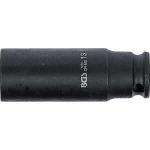 BGS 7272 Kraft-Steckschlüssel-Einsatz Sechskant, tief | Antrieb Innenvierkant 6,3 mm (1/4") | SW 13 mm