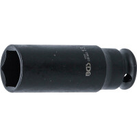 BGS 7272 Kraft-Steckschlüssel-Einsatz Sechskant, tief | Antrieb Innenvierkant 6,3 mm (1/4") | SW 13 mm