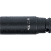 BGS 7272 Kraft-Steckschlüssel-Einsatz Sechskant, tief | Antrieb Innenvierkant 6,3 mm (1/4") | SW 13 mm