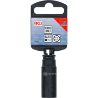 BGS 7272 Kraft-Steckschlüssel-Einsatz Sechskant, tief | Antrieb Innenvierkant 6,3 mm (1/4") | SW 13 mm