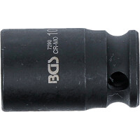 BGS 7290 Kraft-Steckschlüssel-Einsatz Sechskant | Antrieb Innenvierkant 6,3 mm (1/4") | SW 10 mm