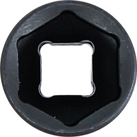 BGS 7293 Kraft-Steckschlüssel-Einsatz Sechskant | Antrieb Innenvierkant 6,3 mm (1/4") | SW 13 mm