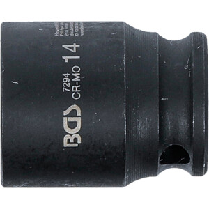 BGS 7294 Kraft-Steckschlüssel-Einsatz Sechskant | Antrieb Innenvierkant 6,3 mm (1/4") | SW 14 mm