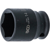 BGS 7294 Kraft-Steckschlüssel-Einsatz Sechskant | Antrieb Innenvierkant 6,3 mm (1/4") | SW 14 mm