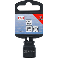 BGS 7294 Kraft-Steckschlüssel-Einsatz Sechskant | Antrieb Innenvierkant 6,3 mm (1/4") | SW 14 mm
