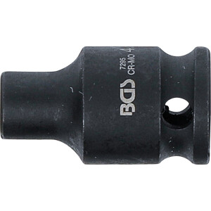 BGS 7295 Kraft-Steckschlüssel-Einsatz Sechskant | Antrieb Innenvierkant 6,3 mm (1/4") | SW 4,5 mm