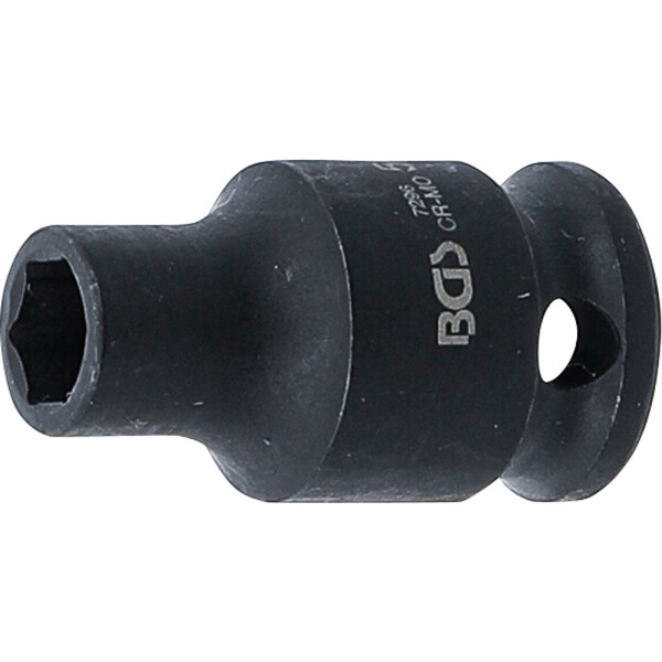 BGS 7296 Kraft-Steckschlüssel-Einsatz Sechskant | Antrieb Innenvierkant 6,3 mm (1/4") | SW 5,5 mm