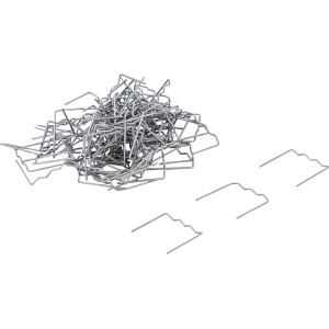 BGS 73350 Reparaturklammern-Satz | flach | 0,6 mm | 100-tlg.