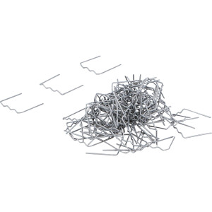BGS 73350 Reparaturklammern-Satz | flach | 0,6 mm | 100-tlg.