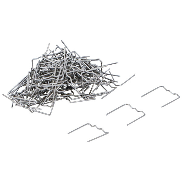 BGS 73351 Reparaturklammern-Satz | flach | 0,8 mm | 100-tlg.