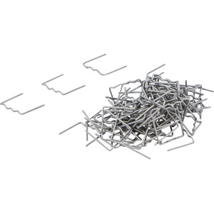 BGS 73351 Reparaturklammern-Satz | flach | 0,8 mm | 100-tlg.