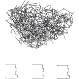 BGS 73353 Reparaturklammern-Satz | Wellenform | 0,8 mm | 100-tlg.