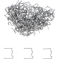 BGS 73353 Reparaturklammern-Satz | Wellenform | 0,8 mm | 100-tlg.