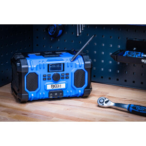 BGS 7387 Akku-DAB Radio | Hybrid | 18 V und 230 V | ohne...