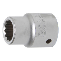 BGS 7419 Steckschlüssel-Einsatz Zwölfkant | Antrieb Innenvierkant 20 mm (3/4") | SW 19 mm