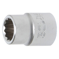 BGS 7421 Steckschlüssel-Einsatz Zwölfkant | Antrieb Innenvierkant 20 mm (3/4") | SW 21 mm