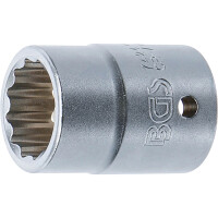 BGS 7424 Steckschlüssel-Einsatz Zwölfkant | Antrieb Innenvierkant 20 mm (3/4") | SW 24 mm