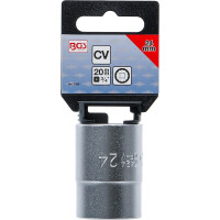 BGS 7424 Steckschlüssel-Einsatz Zwölfkant | Antrieb Innenvierkant 20 mm (3/4") | SW 24 mm
