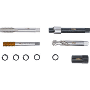BGS 74243 Reparatursatz für Öl-Ablass-Gewinde | für Aluminium-Ölwannen | M12 x 1,75 mm