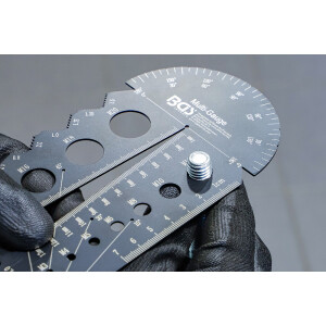 BGS 74247 Schrauben- und Gewindeschablone | metrisch | M3...