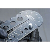 BGS 74247 Schrauben- und Gewindeschablone | metrisch | M3 - M20, 0,5 - 13,00 mm