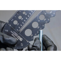 BGS 74247 Schrauben- und Gewindeschablone | metrisch | M3 - M20, 0,5 - 13,00 mm