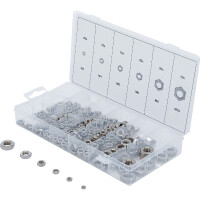 BGS 74249 Sechskant-Muttern-Sortiment | Edelstahl | 300-tlg.
