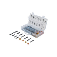 BGS 74293 Ansaug- / Auspuffkrümmer-Stehbolzen- und Muttern-Sortiment | 100-tlg.