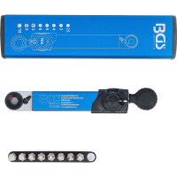 BGS 74295 Drehmomentschlüssel | Abtrieb Innensechskant 6,3 mm (1/4") | 2 - 10 Nm | mit Bit-Satz | 9-tlg.