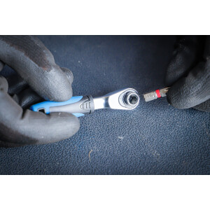 BGS 74299 Color-Bit-Satz | mit Bit-Knarre | Antrieb Außensechskant 6,3 mm (1/4") | 43-tlg.