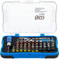BGS 74299 Color-Bit-Satz | mit Bit-Knarre | Antrieb Außensechskant 6,3 mm (1/4") | 43-tlg.