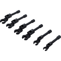 BGS 74302 Hahnenfußschlüssel-Satz | Antrieb Innenvierkant 10 mm (3/8") | mit Gelenk | 6-tlg.