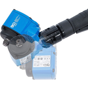 BGS 74348 Druckluft-Schlagschrauber | abgewinkelt & Kraft-Steckschlüssel-Satz | 12,5 mm (1/2") | 650 Nm | 10-tlg.