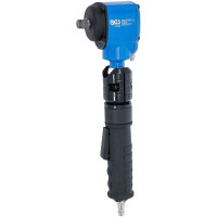 BGS 74348 Druckluft-Schlagschrauber | abgewinkelt & Kraft-Steckschlüssel-Satz | 12,5 mm (1/2") | 650 Nm | 10-tlg.