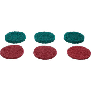 BGS 74368 Schleifscheiben-Satz | Nylon | für Art. 74367 | 6-tlg.