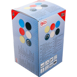 BGS 74379 Polierschwamm-Satz | Ø 150 mm | 6-tlg.