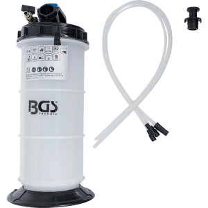 BGS 74396 Vakuum-Absaugpumpe | pneumatisch | 6 l