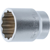 BGS 7441 Steckschlüssel-Einsatz Zwölfkant | Antrieb Innenvierkant 20 mm (3/4") | SW 41 mm