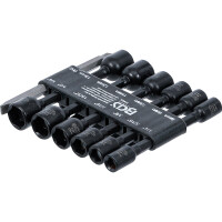 BGS 74423 Steckschlüssel-Einsatz-Satz Sechskant | Antrieb Außensechskant 6,3 mm (1/4") | für Bohrmaschinen | SW 1/4 - 1/2", 6 - 13 mm | 14-tlg.