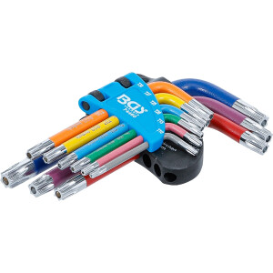 BGS 74460 Winkelschlüssel-Satz | Multicolour | kurz...