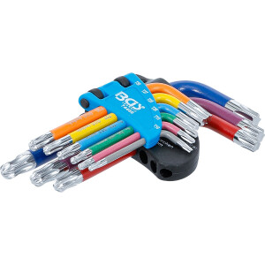 BGS 74466 Winkelschlüssel-Satz | Multicolour | kurz...
