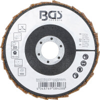 BGS 74472 Fächer-Schleif-Scheibe | Vlies | Ø 125 mm | Körnung 80