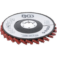 BGS 74474 Fächer-Schleif-Scheibe | Vlies | Ø 125 mm | Körnung 120
