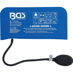 BGS 74482 Druckkissen | mit Handpumpe | Rechteck | 270 x 135 mm