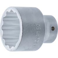 BGS 7450 Steckschlüssel-Einsatz Zwölfkant | Antrieb Innenvierkant 20 mm (3/4") | SW 50 mm