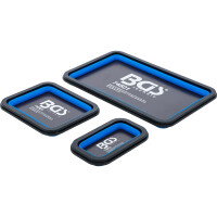 BGS 74501 Magnet-Haftschalen-Satz | Silikon | faltbar | 3-tlg.