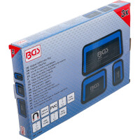 BGS 74501 Magnet-Haftschalen-Satz | Silikon | faltbar | 3-tlg.