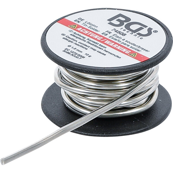 BGS 74508 Lötzinn | auf Rolle | bleifrei | Ø 1,5 mm | 10 g