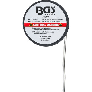 BGS 74508 Lötzinn | auf Rolle | bleifrei | Ø 1,5 mm | 10 g
